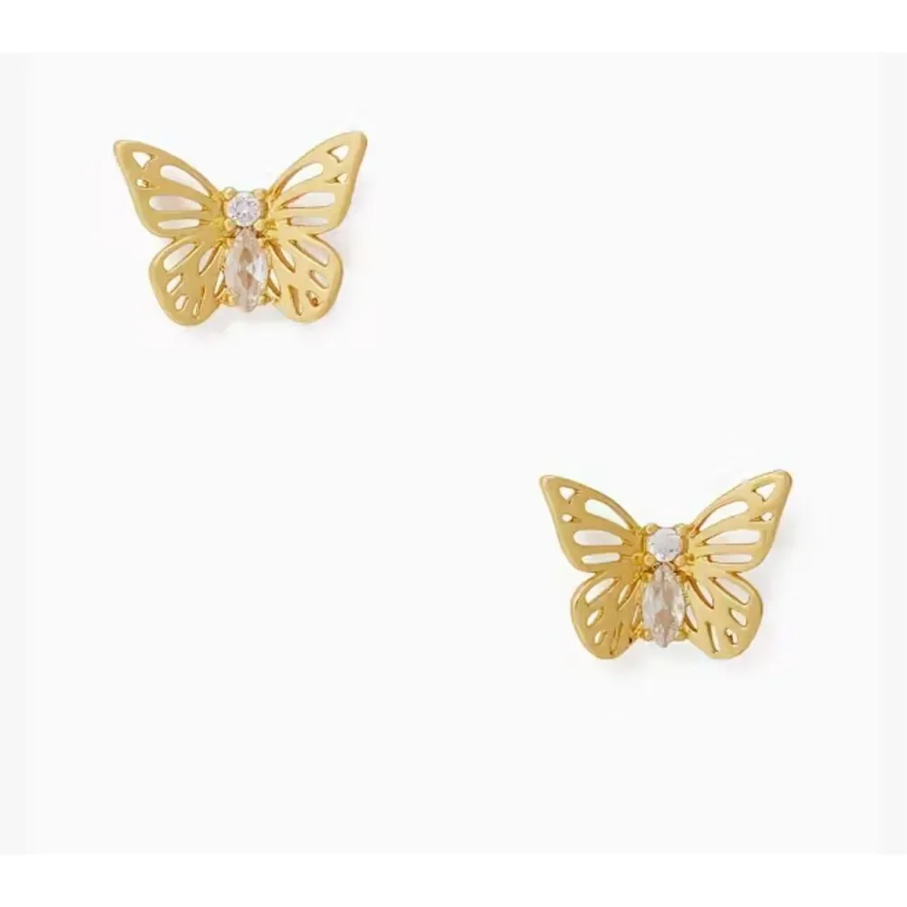 Kate Spade NEW Golden Butterfly stud earrings